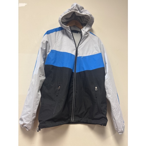 Bin72 ts PGA tour men’s small grey/blue/black light jacket