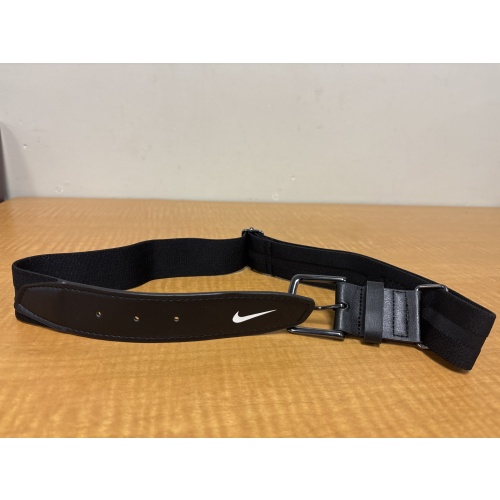 Bin42 ts Nike one size black baseball belt with adjustable elastic strap
