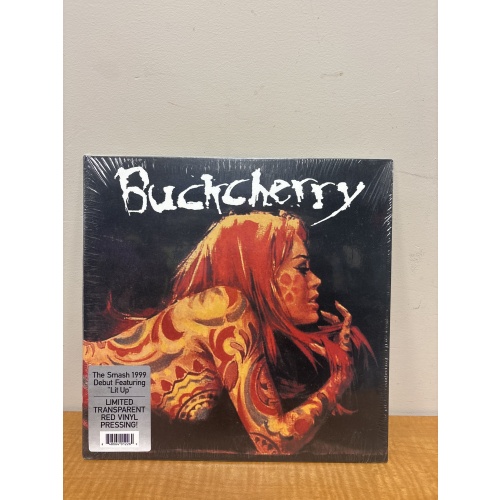 Bin43 ts Buckcherry 1999 debut vinyl: limited transparent red vinyl: sealed