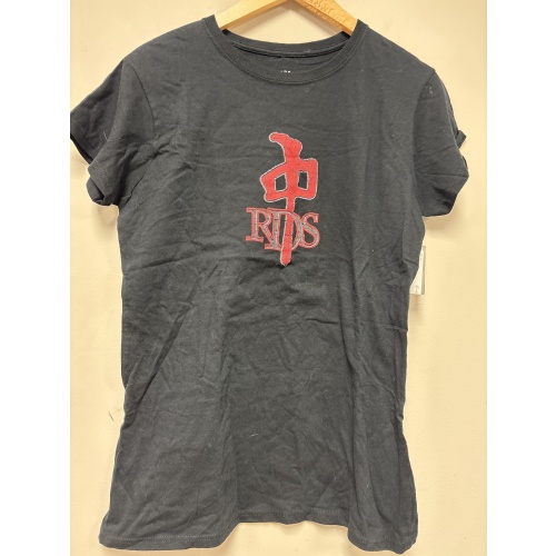Bin48 ts Red Dragon Apparel women’s large black t shirt new