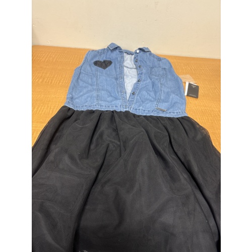 Bin59 ts Guess girls 14 blue/black dress new