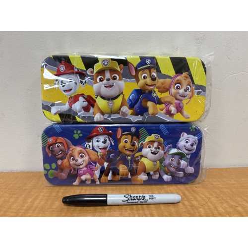 Bin59 ts Paw Patrol two tin boxes new