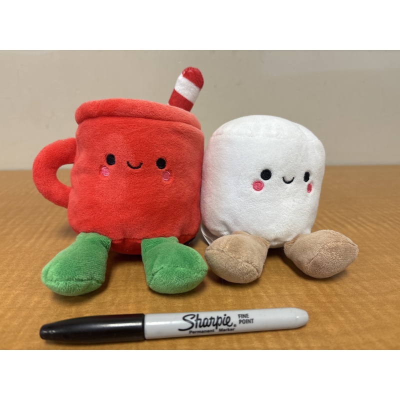 Bin95 ts  two Hallmark  plushes (attach magnetically)