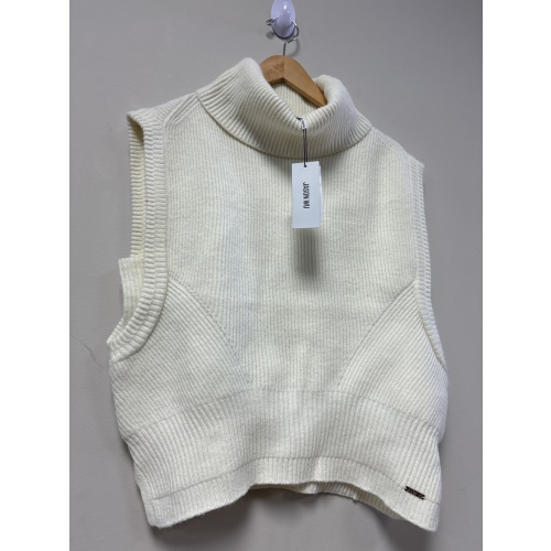 Bin74 ts New Jason Wu women’s XL cream sleeveless turtle neck new