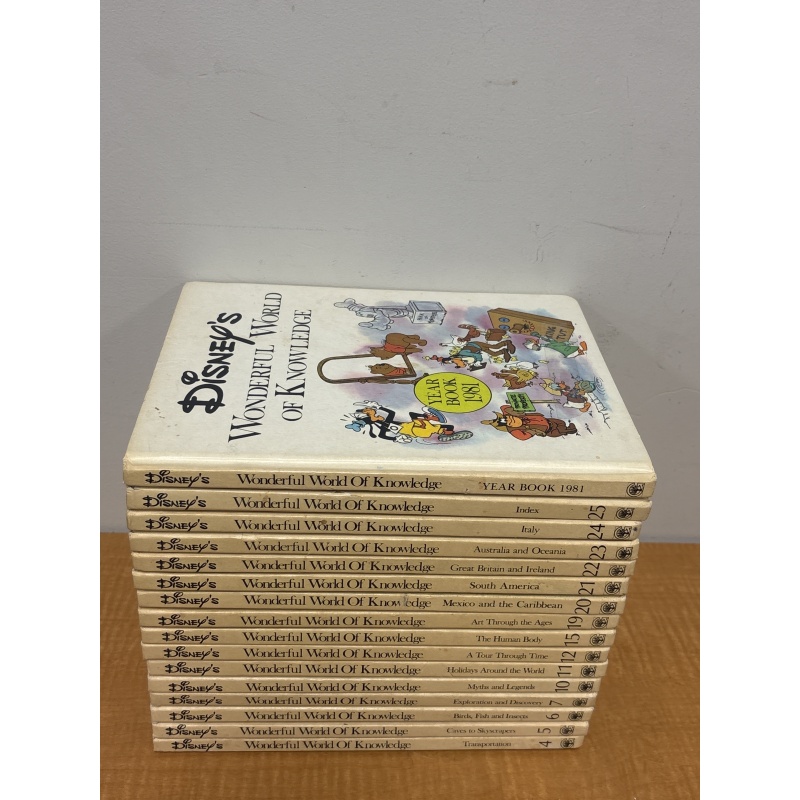 LG7 ts Disney’s Wonderful World of Knowledge books- see description