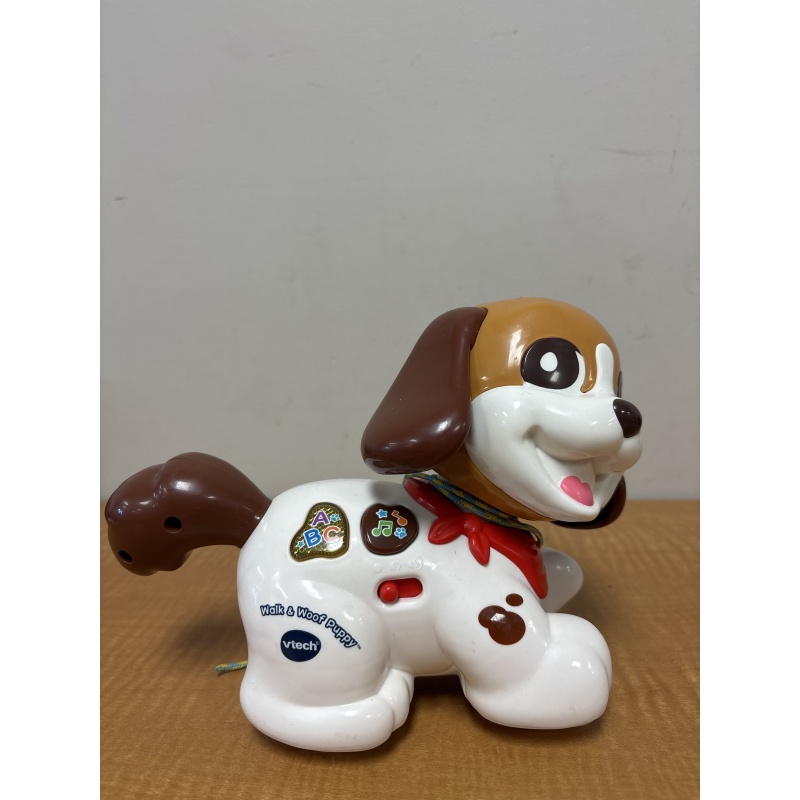 Bin34 ts Vtech walk&woof puppy interactive toy- tested