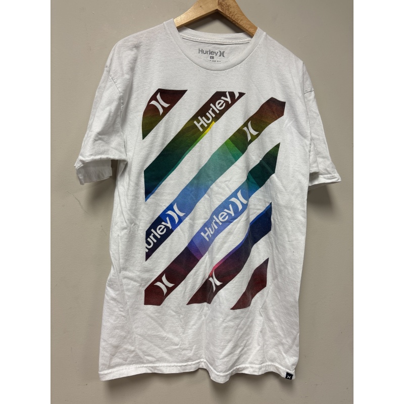 Bin34 ts Hurley men’s large white t shirt