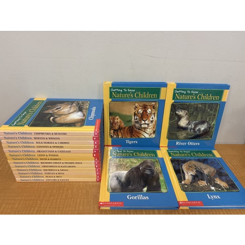 LG3 ts Set of 17 assorted Nature’s Children vintage books