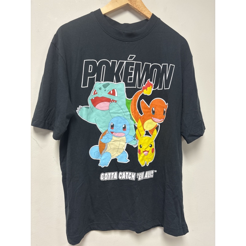 Bin38 ts Pokémon men’s medium black t shirt