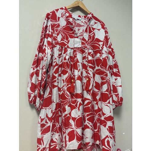 Bin38 ts New Emma & Michele women’s XL red/white dress