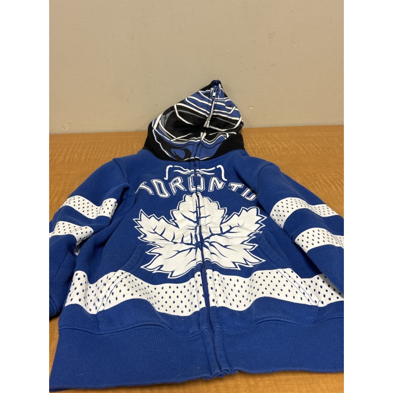 Bin38 ts Maple Leafs boys XS(6) blue zip up