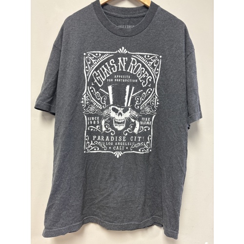 Bin38 ts Guns N’ Roses men’s XL grey t shirt