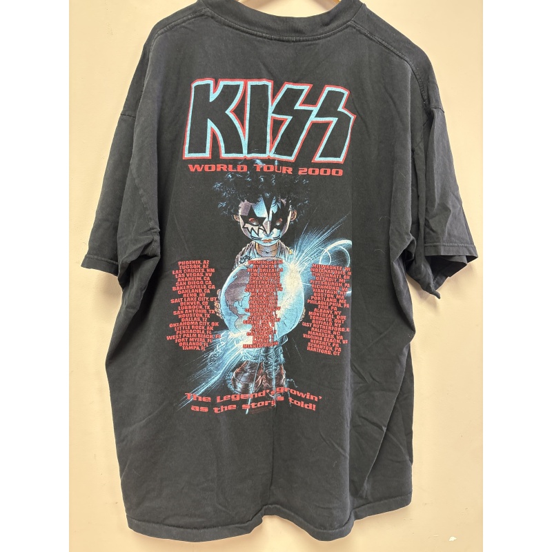 Bin40 ts KISS men’s XXL black t shirt