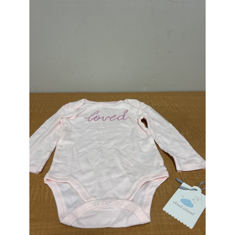 Bin6 ts Cloud Island 18mo pink onesie new