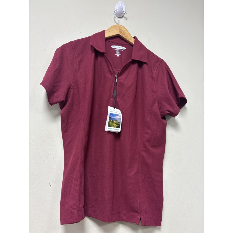 Bin6 ts New Pebble Beach women’s large maroon shirt
