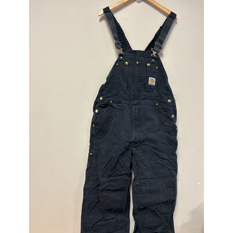 Bin33 ts Carhartt men’s 36x30 black overalls (in bag)