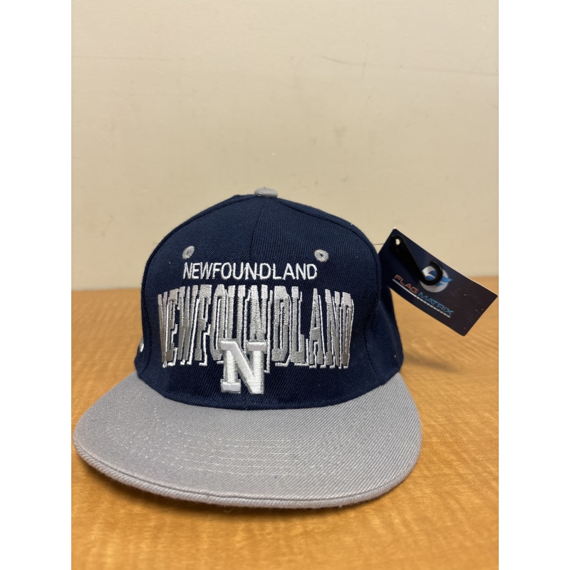Bin33 ts New Newfoundland navy/grey adult one size cap