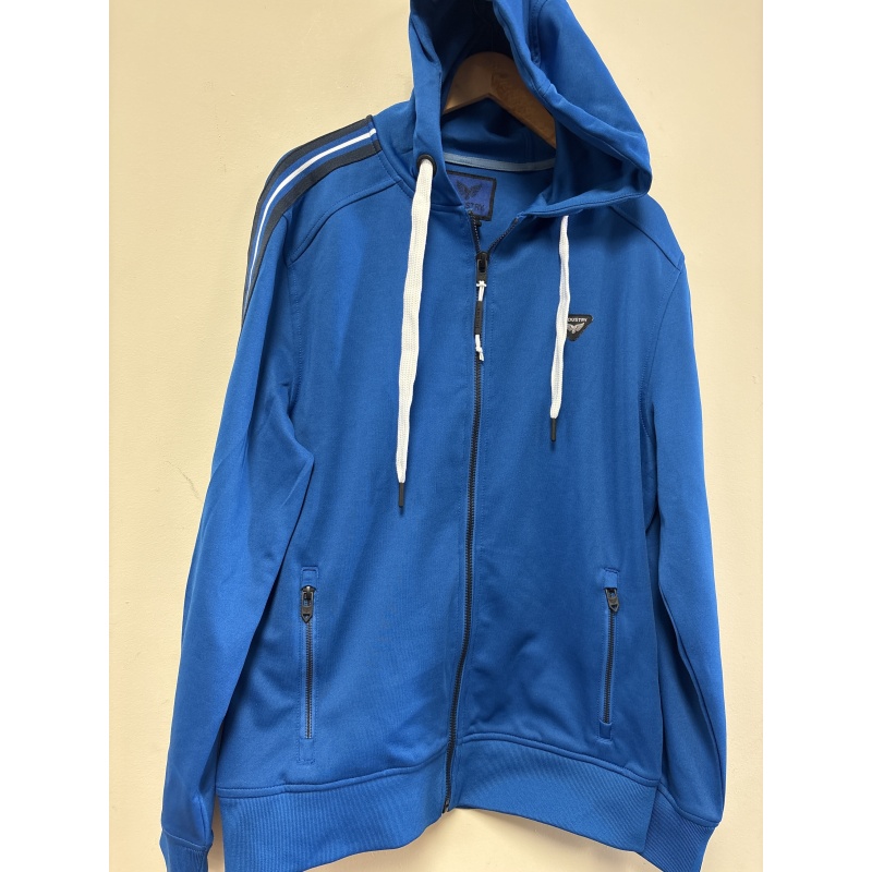 Bin10 ts Industry men’s large blue zip up