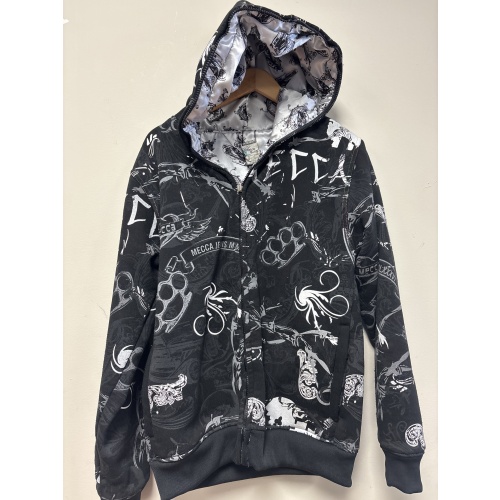 Bin35 ts Mecca Jeans youth 18/20 black with white zip up appears reversible