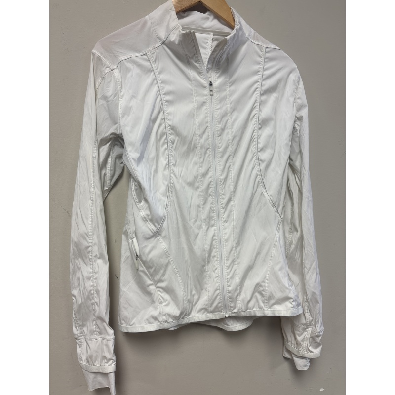 Bin93 ts Lululemon women’s 8 white zip up