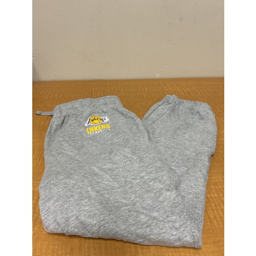 Bin88 ts LA Lakers youth XL 14 grey sweatpants