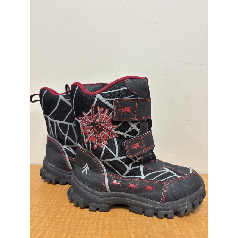 Bin15 ts Spider-Man youth size 2 black/red boots