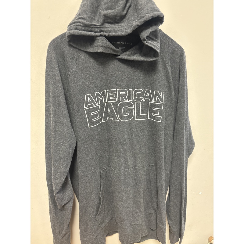 Bin42 ts AE men’s XL grey hooded shirt