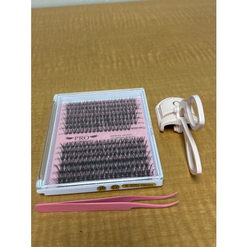 Bin72 ts Faux lashes (a few missing), tweezers and heated eyelash curlers