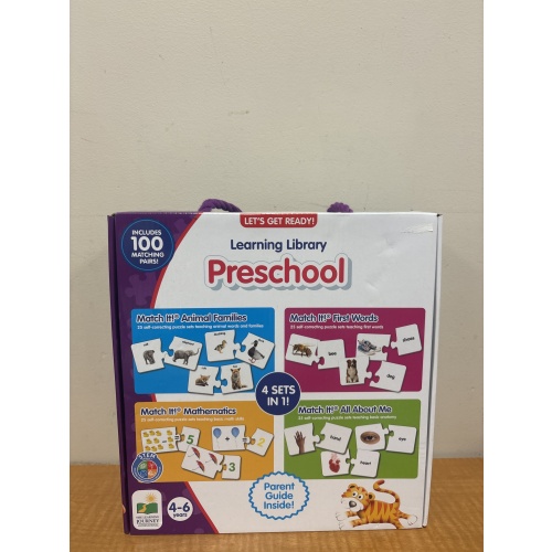 LG2 ts New Let’s Get Ready! Learning Library Preschool with 100 matching pairs