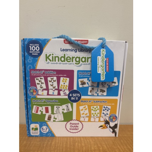 LG2 ts New (open box) Let’s Get Ready! Learning Library Kindergarten 100 matching pairs