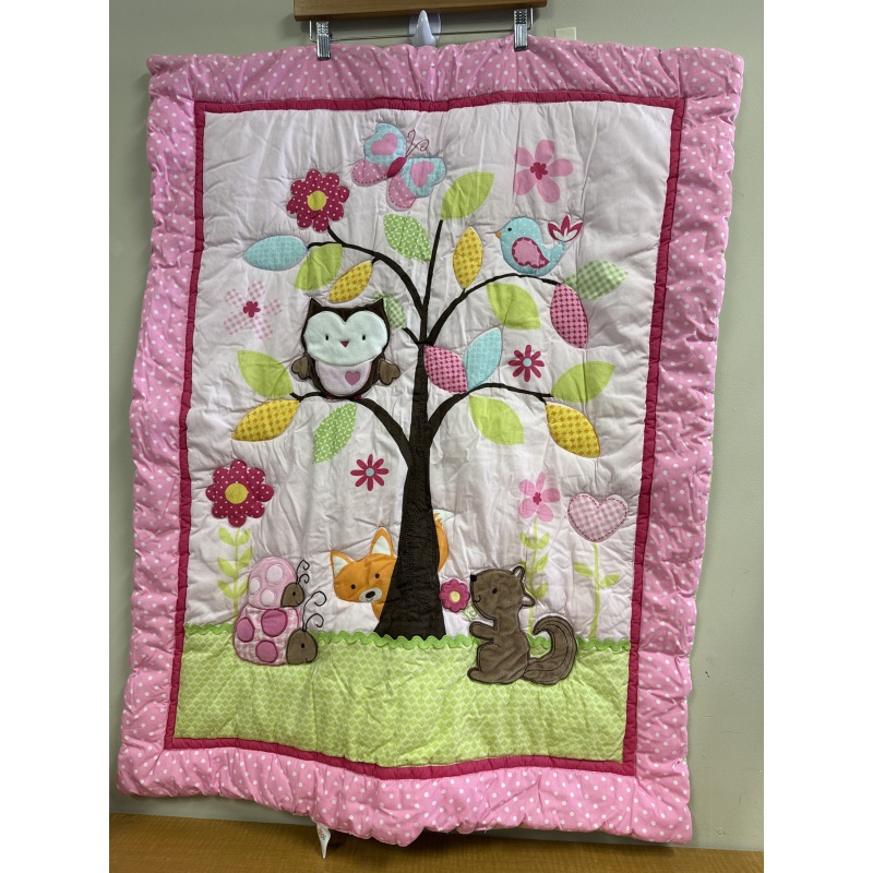 Bin35 SA pink baby quilt